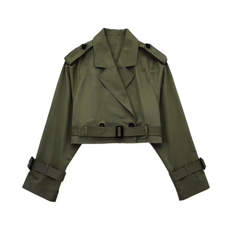 STOCK-Women’s Solid Color Coat