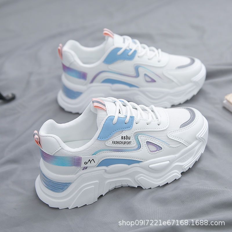 Versatile Thick-Soled Dad Sneakers for Women