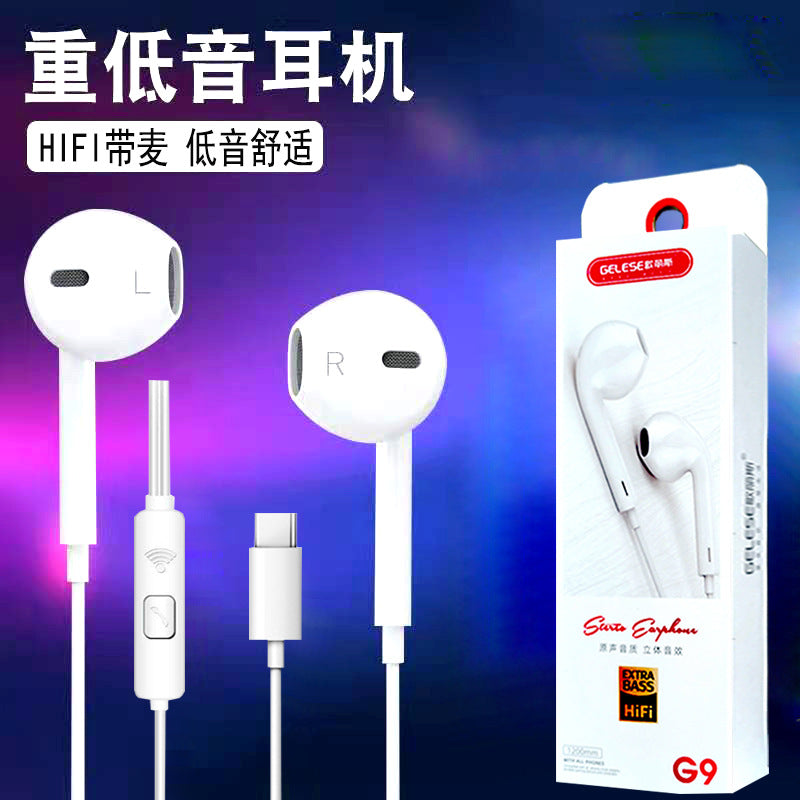 Original 3.5mm & Type-C Semi In-Ear Gaming Headset