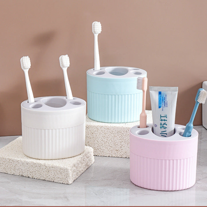 High-Quality Bathroom Toothbrush & Toothpaste Storage Rack