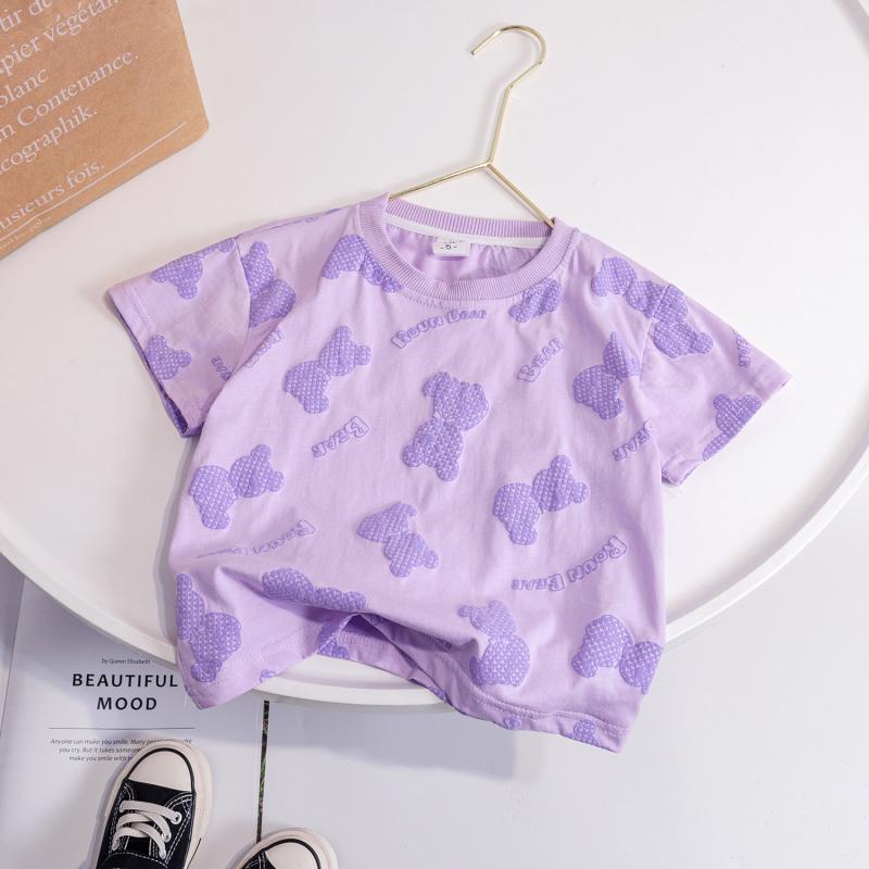 Girls Korean Style Cotton T-Shirt – Cute Summer Top – T-Shirts – Image 8