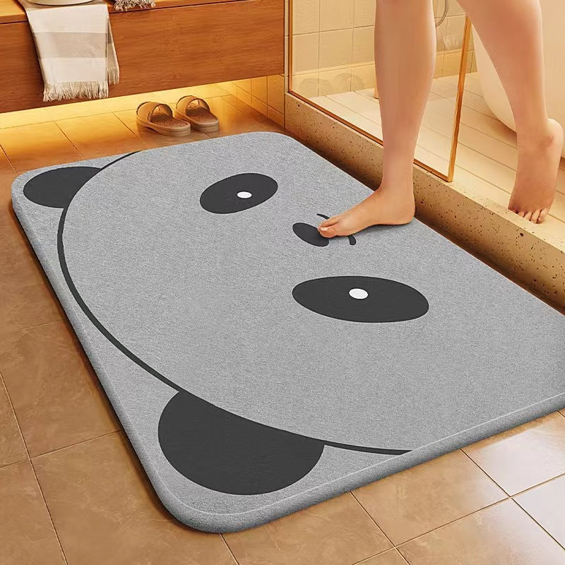 Instant-Absorb Soft Diatom Mud Bathroom Mat