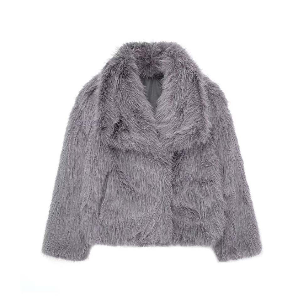 INSTOCK- Women’s Faux Fur Short Jacket