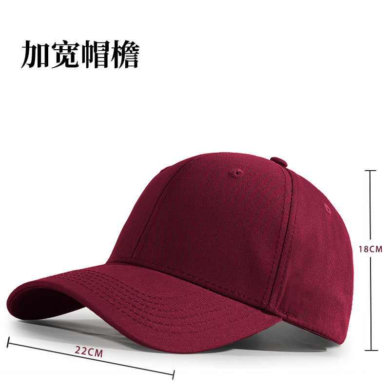 Hard Top Wide Brim Baseball Cap for Men & Women