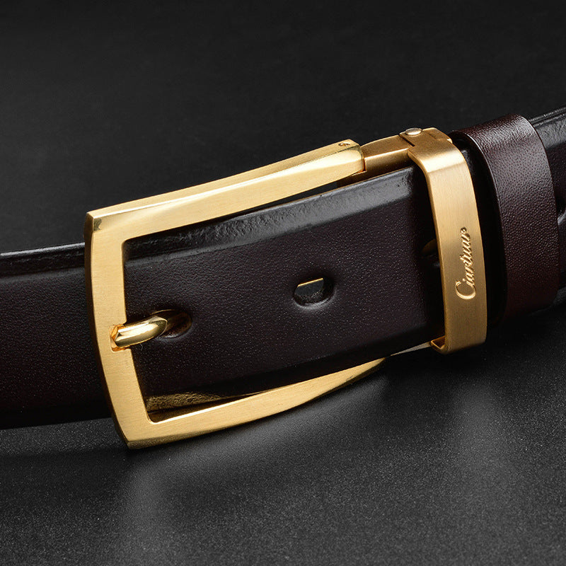 Vegetable-Tanned Leather Belt – Young & Business Casual