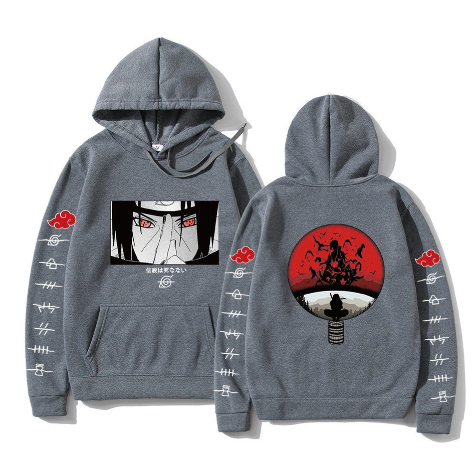 STOCK-Naruto Fleece Hoodie – Anime Spring/Autumn Wear