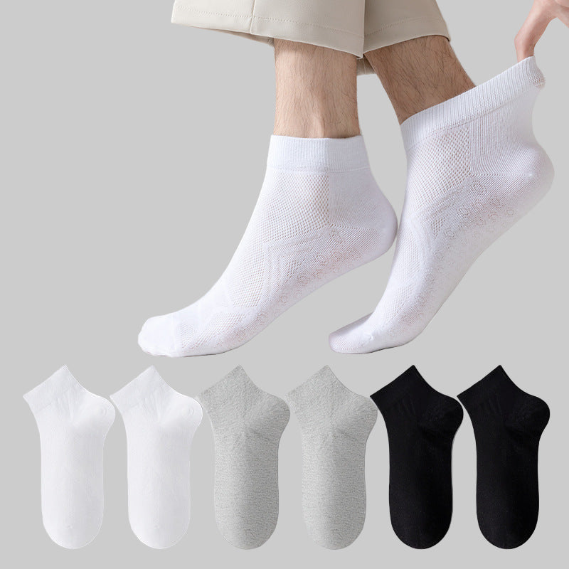 Antibacterial Summer Mesh Mens Socks – (6 Pair Gift Box)