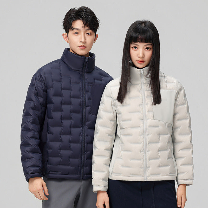 Men’s 2026 Lightweight Down Jacket Autumn Winter Stand Collar