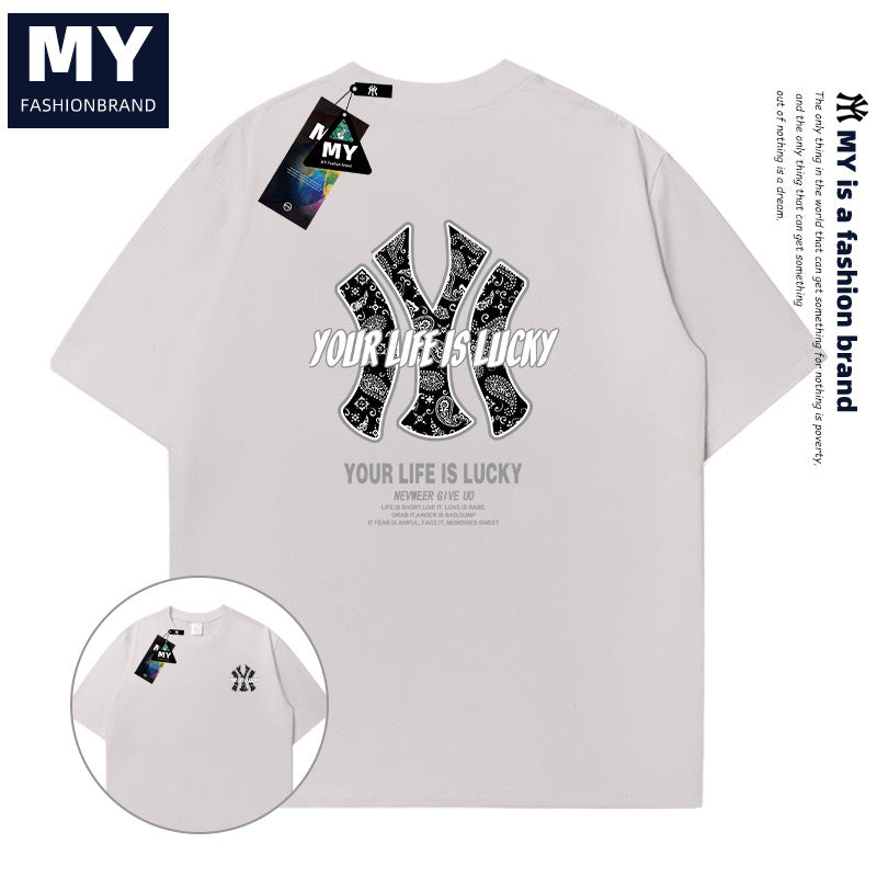 Black Printed T-Shirt – Unisex High Street Cotton Tee