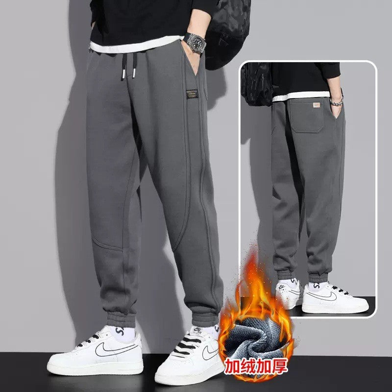 INSTOCK-2025 Men’s Plus Velvet Winter Pants Loose Fit Casual Warm