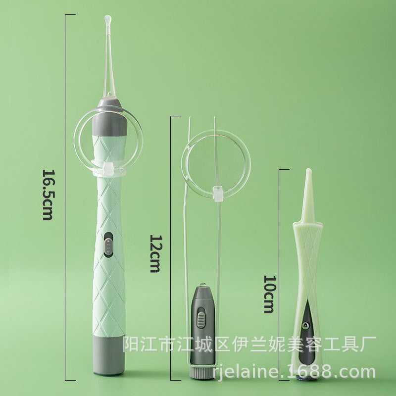 Kids' Visual Luminous Ear Spoon & Clip Set