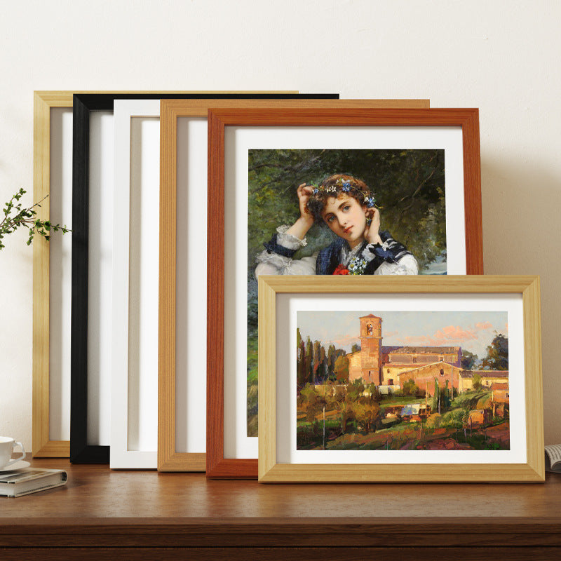 Large Wooden Oil Painting Frame – Elegant Display