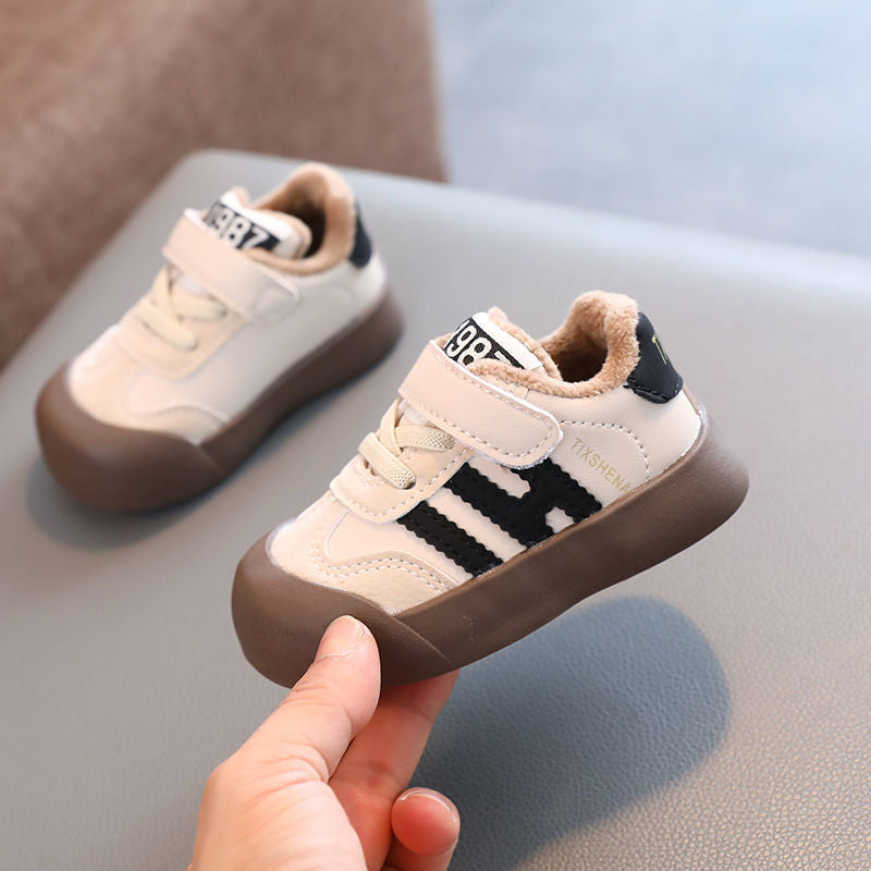STOCK-Warm Cotton Baby Shoes – Soft & Non-Slip (0-3 Yrs)