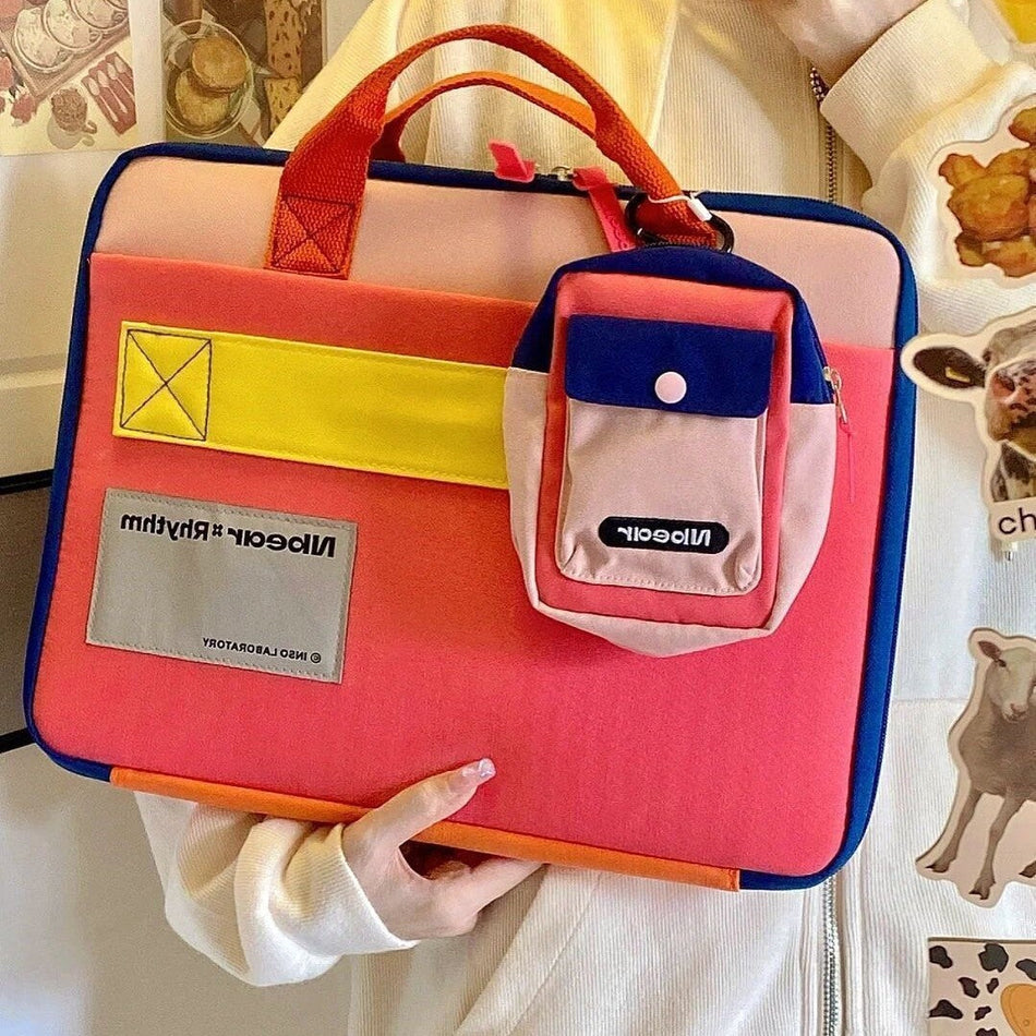 Apple Notebook Contrast Color Computer Bag