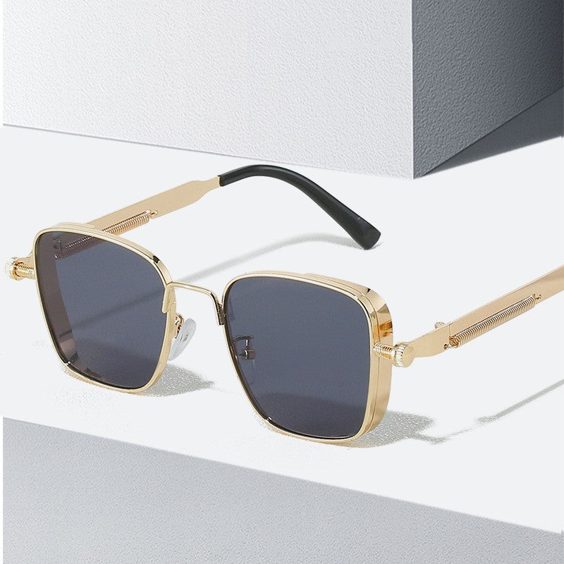 Metal Steampunk Square Sunglasses | Trend 2025