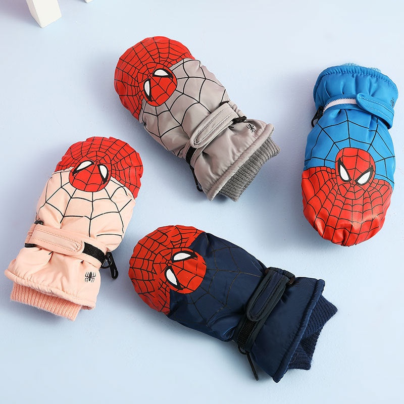 Kids’ Spider-Man Ski Gloves