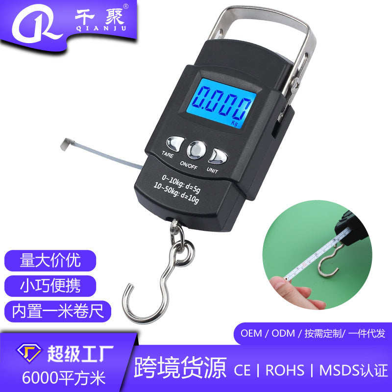 Portable Digital Scale with Tape Measure – High-Precision Compact