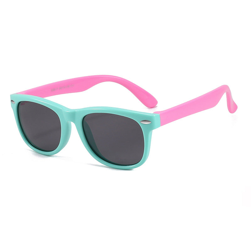 Polarized Silicone Kids Sunglasses with UV400 Protection
