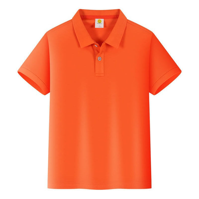 Summer Kids’ Lapel POLO Shirt with Custom Logo Print