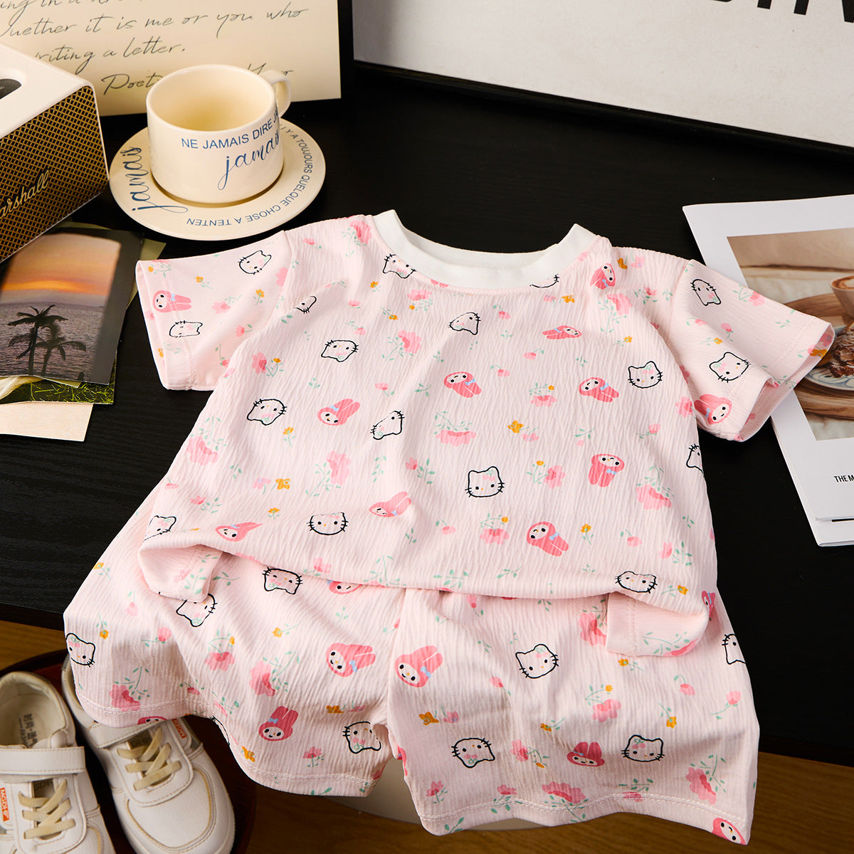 Sleepwear Collection: Elastic "Cloud Wrinkle" Cotton Suit – Kids Fashion Nepal | Tudoholic