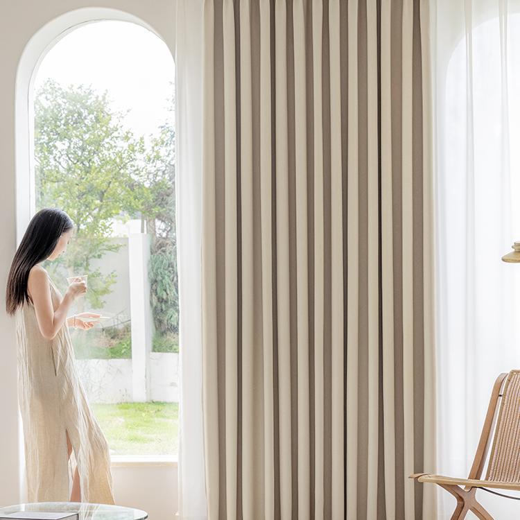 Black Gold Flower Embossed Curtains – Thickened Full Blackout,