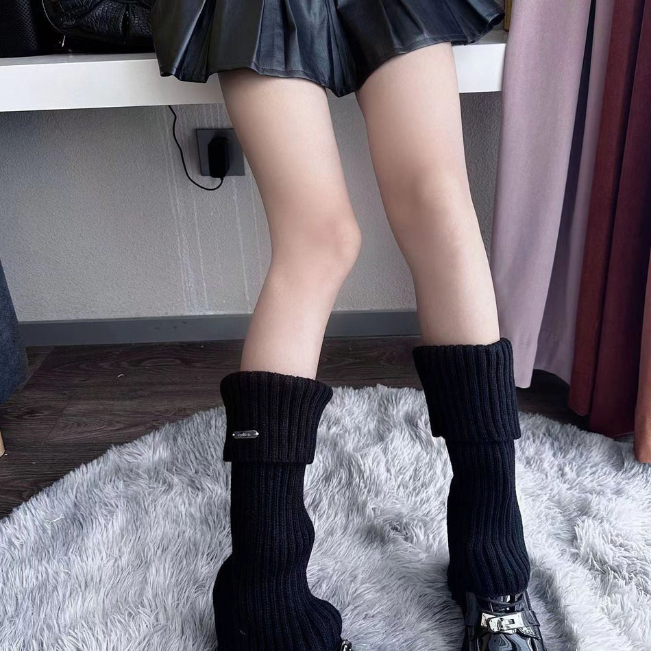 Warm Japanese-Style Women’s Knit Socks