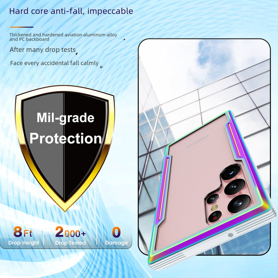 Samsung S24/S23 Ultra Metal Transparent Phone Case