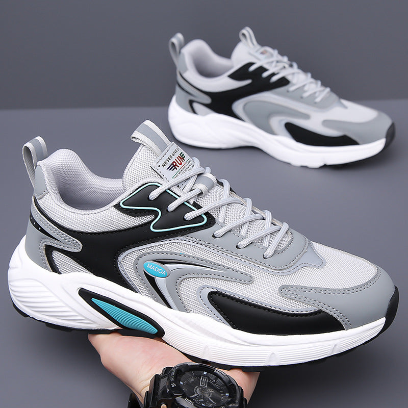 2026 Men’s Leather Casual Sports Shoes – Breathable & Stylish