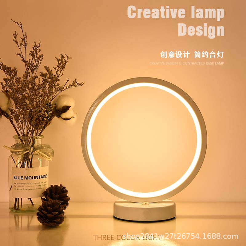 Retro LED Bedside Lamp – Rechargeable & Plug-In Night Light