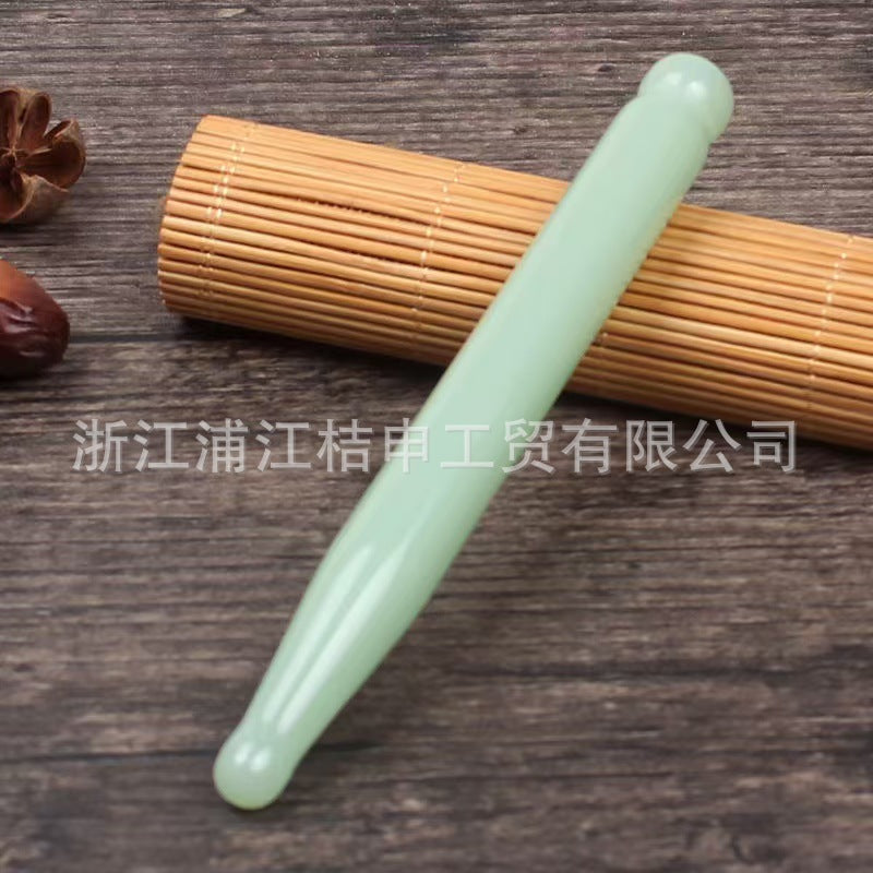Jade Facial Scraping Board – Eye & Face Massage Beauty Stick