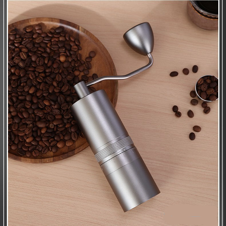 Adjustable Hand-Crank Coffee Grinder & Drip Maker
