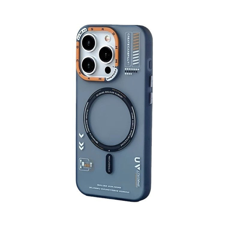 INSTOCK-Frosted Skin Feel Magnetic Suction Case for iPhone 16 Pro