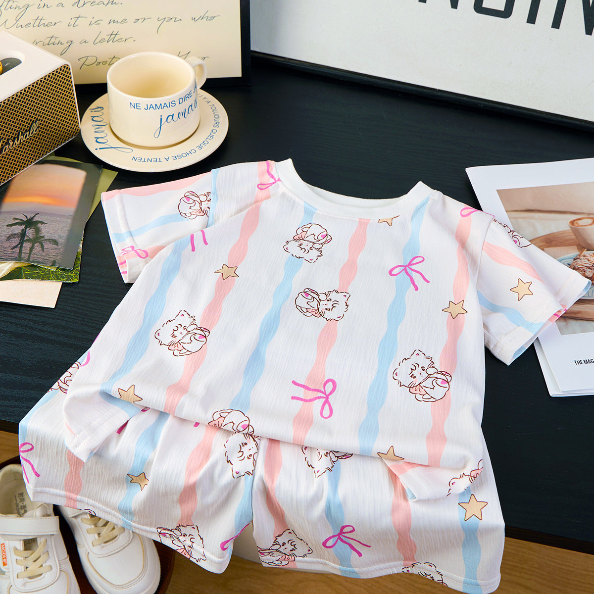 Sleepwear Collection: Elastic "Cloud Wrinkle" Cotton Suit – Kids Fashion Nepal | Tudoholic