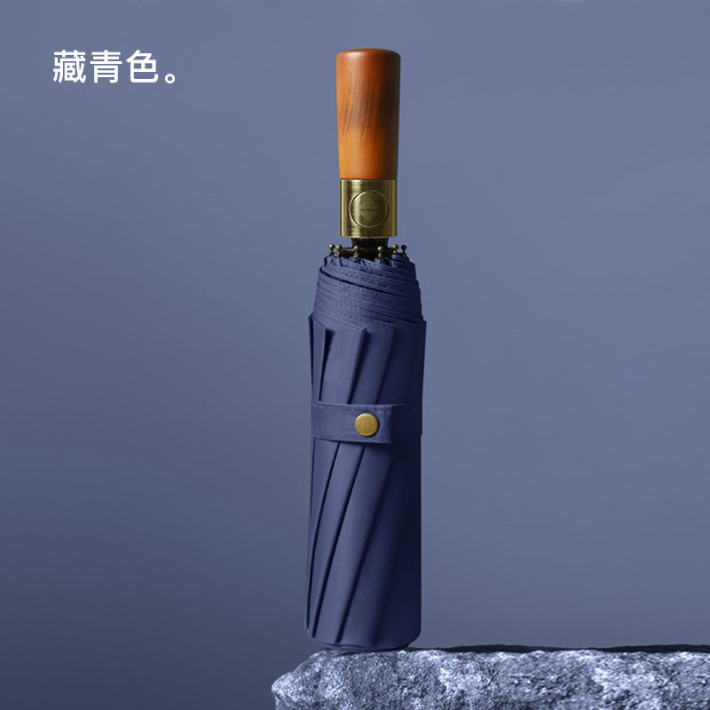 10 Bone Automatic Folding Umbrella