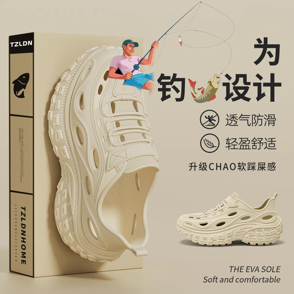 STOCK-Men’s 2025 Height-Increasing Wading Sandals | Anti-Slip