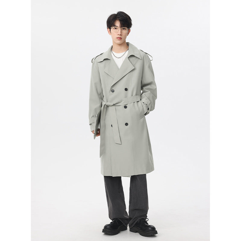 Unisex Long Trench Coat – Autumn & Winter Fashion