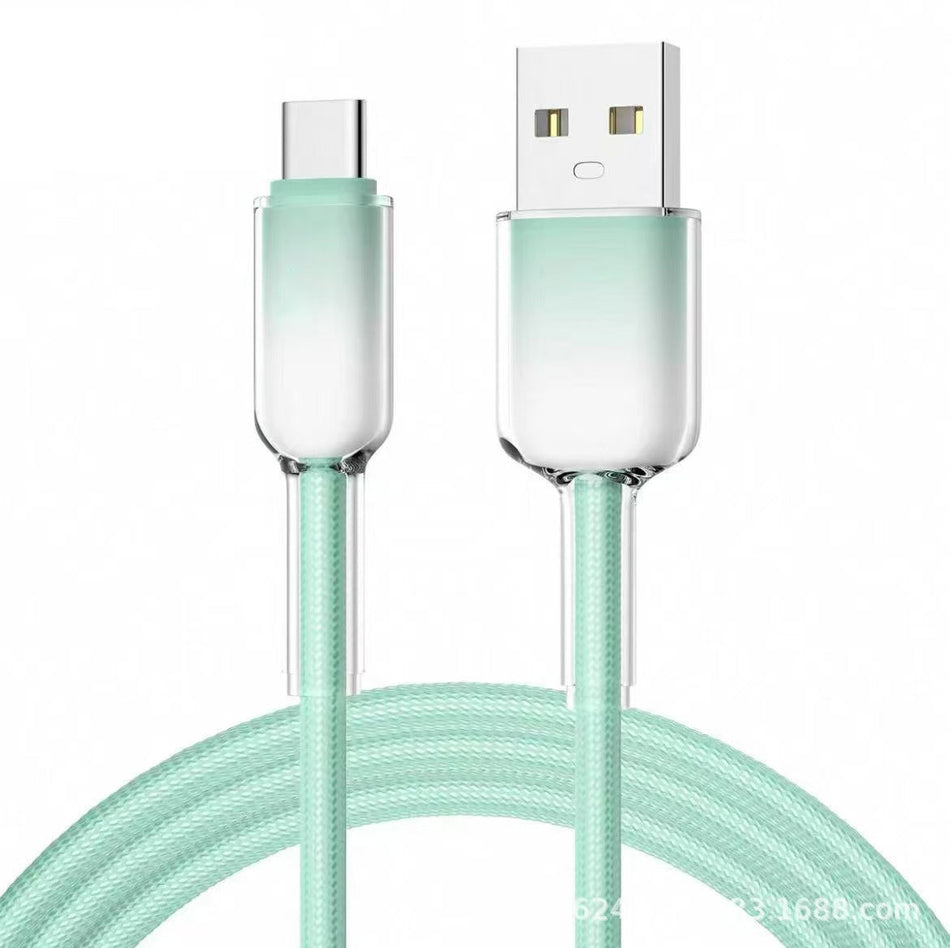 65W Ice Crystal Gradient Fast Charging Cable PD27W