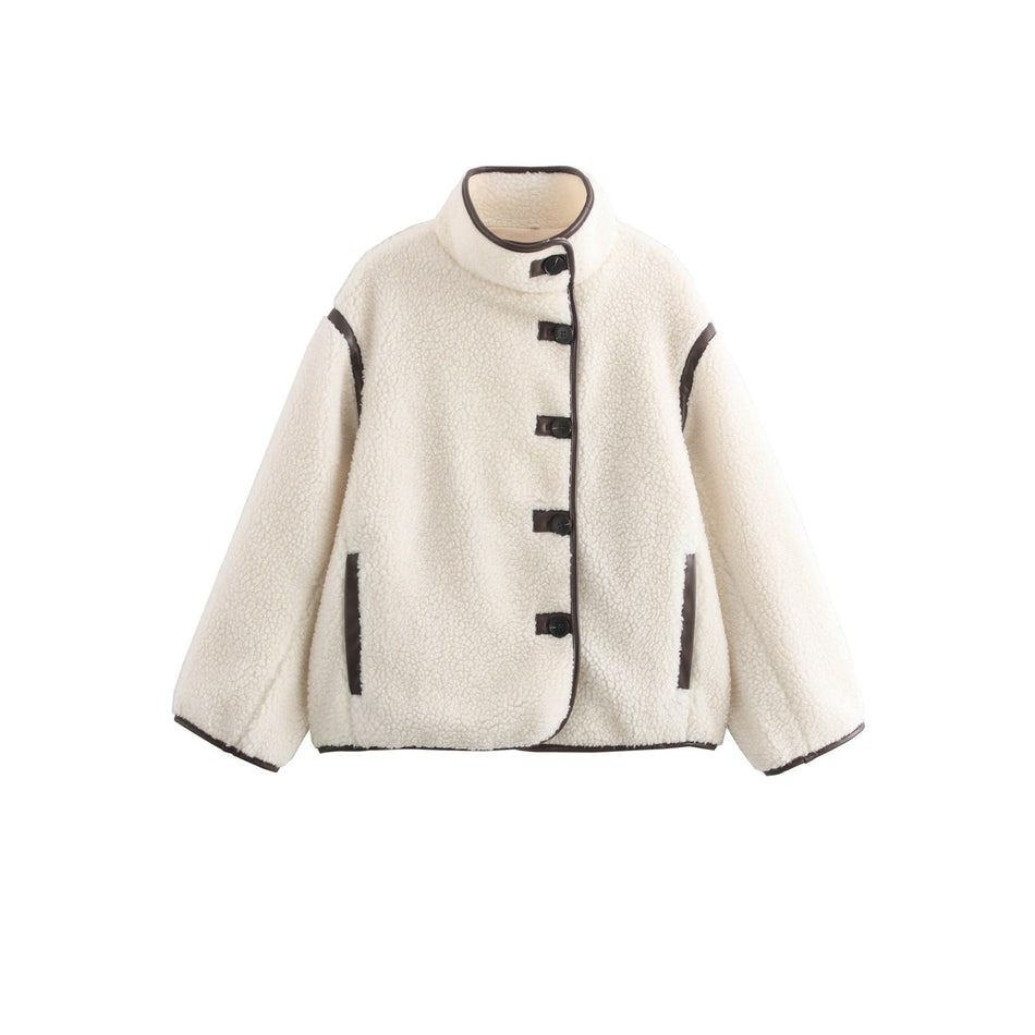 European & American Style Lamb Wool Coat