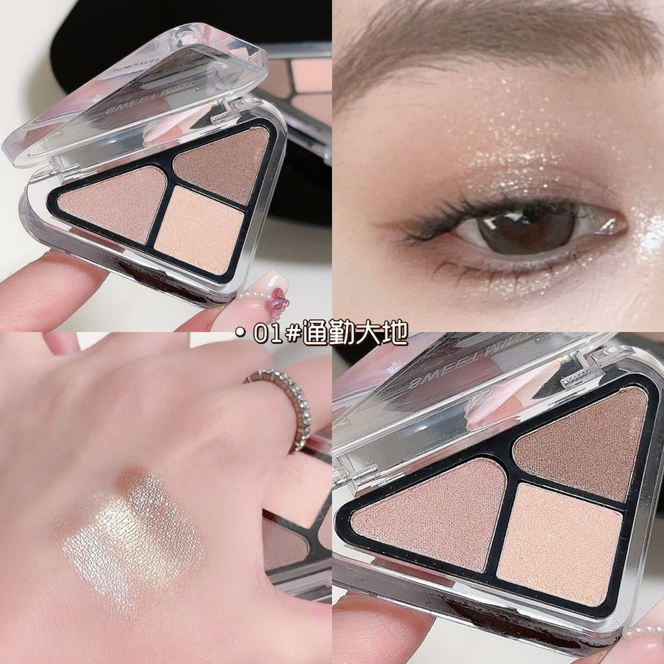 SWEET MINT Triangle Eyeshadow Palette