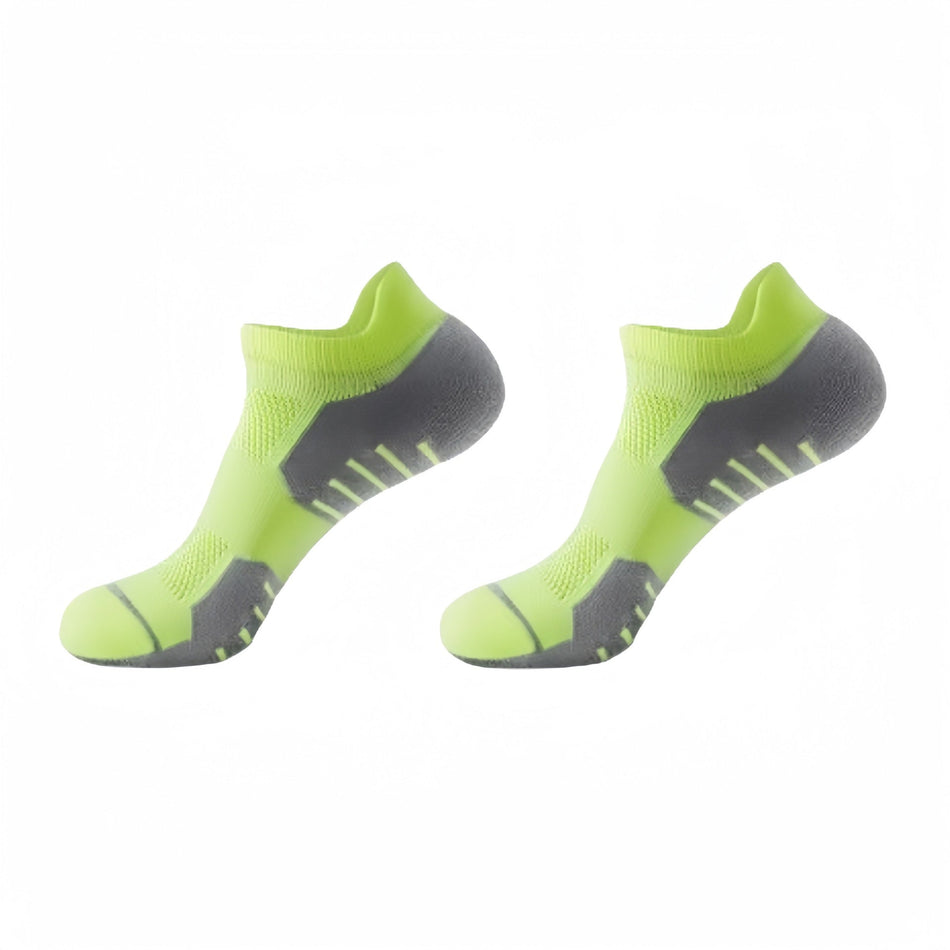 Men's Short Ankle Sports Socks with Cushioned Towel Bottom