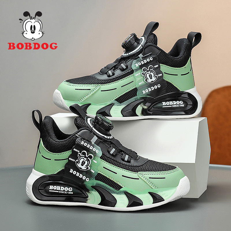 STOCK-2025 Kids’ Mesh Sports Shoes Boys Lightweight Running