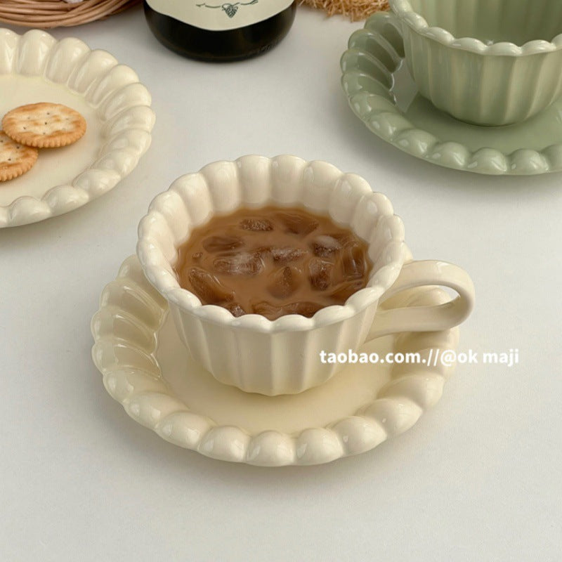 Vintage Ceramic Coffee Cup & Saucer Afternoon Tea Set