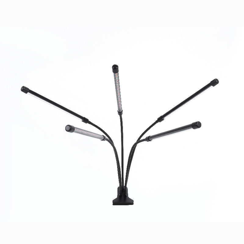 LED Plant Lamp Clip Light with Timer for Growth Support