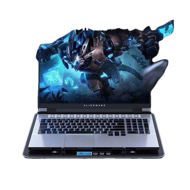 Silent Laptop Cooling Pad with Fan for Gaming & Work