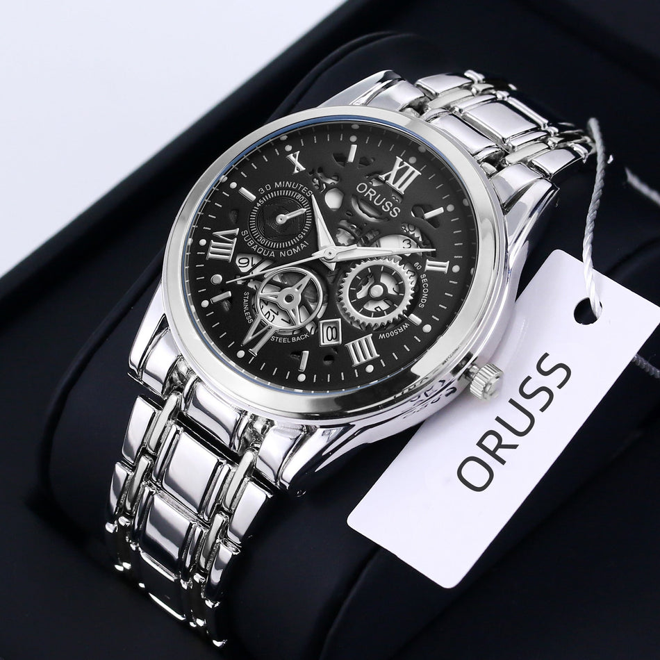 Men’s Business Quartz Watch ⌚ Waterproof
