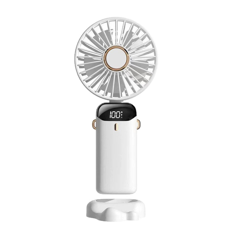 2025 USB Handheld Fan – Foldable Mini Desktop Portable Cooling