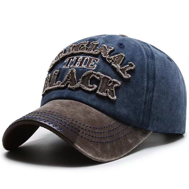 Men's Washed Denim Cap – Casual & Comfortable Headwear