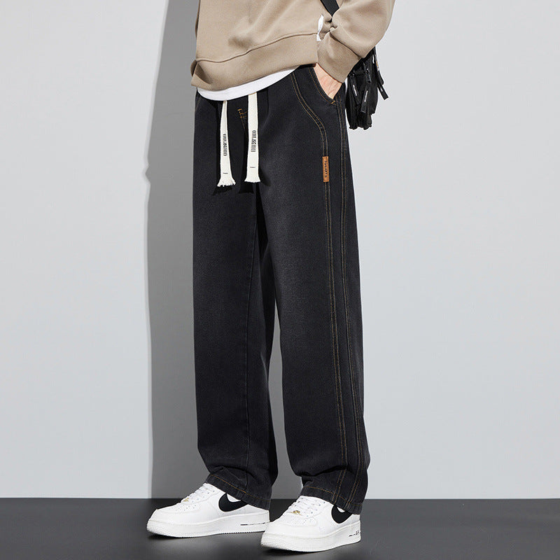 INSTOCK-Men's Wide-Leg Jeans   Summer Retro Casual Pants