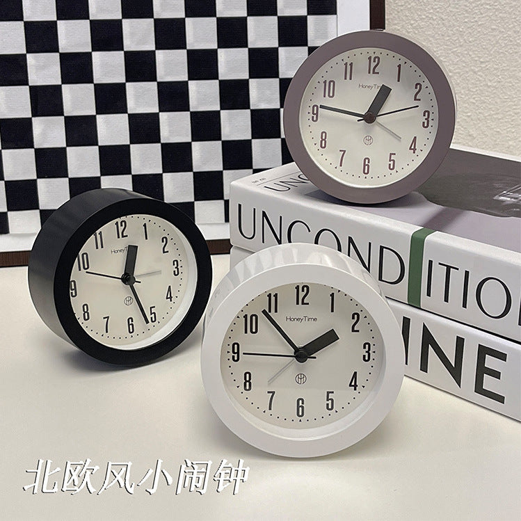 Scandinavian Minimalist Digital Alarm Clock for Bedroom & Desk