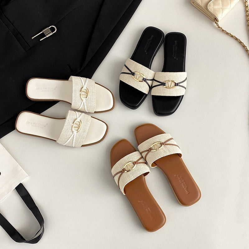 French Flat Slippers for Women – Chic & Comfortable